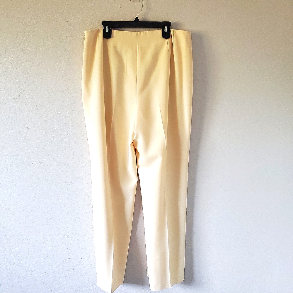 Kate Hill Fully Lined Wool Dress Pants with Side Zipper